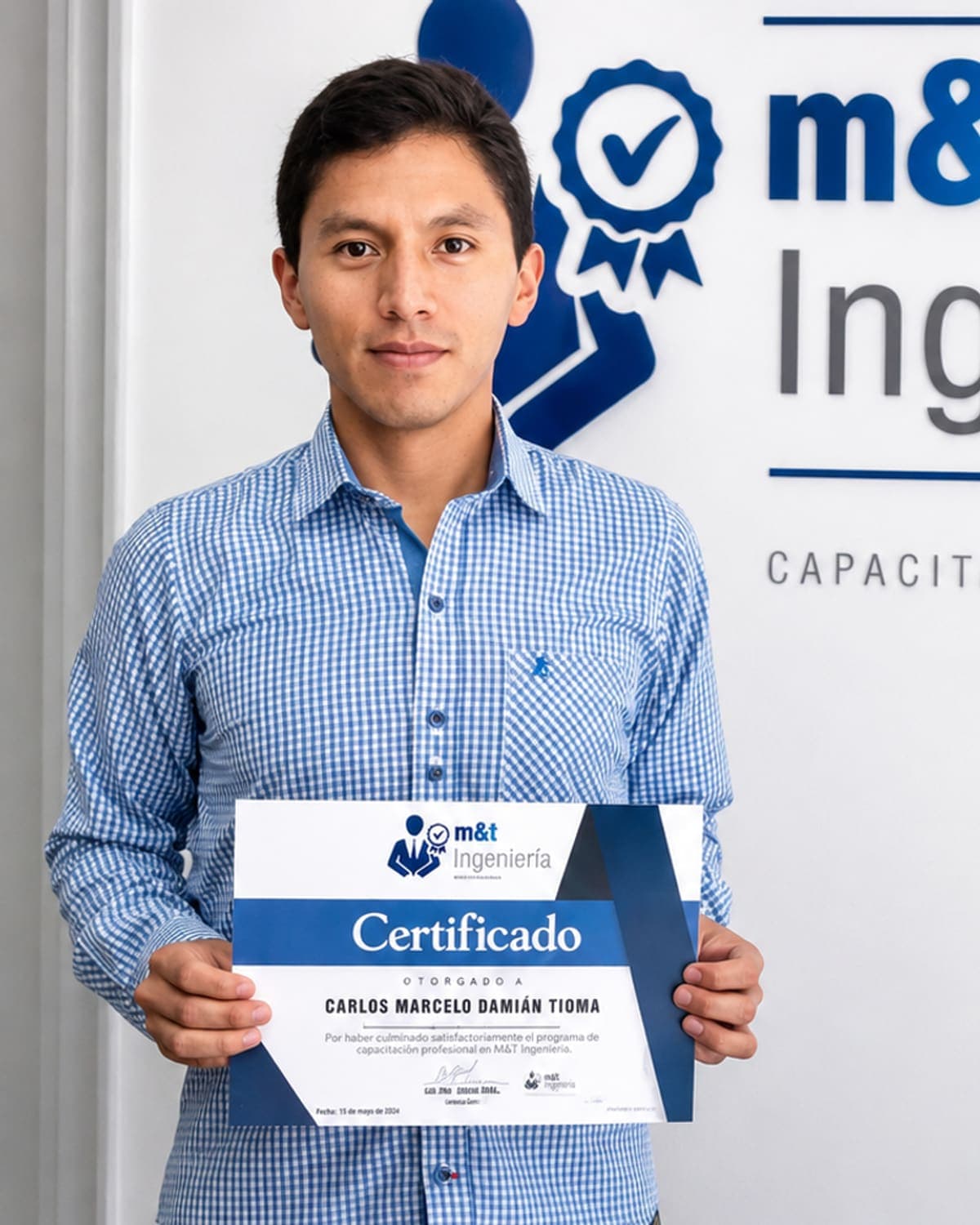 Participante de un curso de capacitación profesional